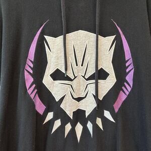 Marvel Black Panther Wakanda Forever Hoodie Colorblock Tribal XL Comics Super